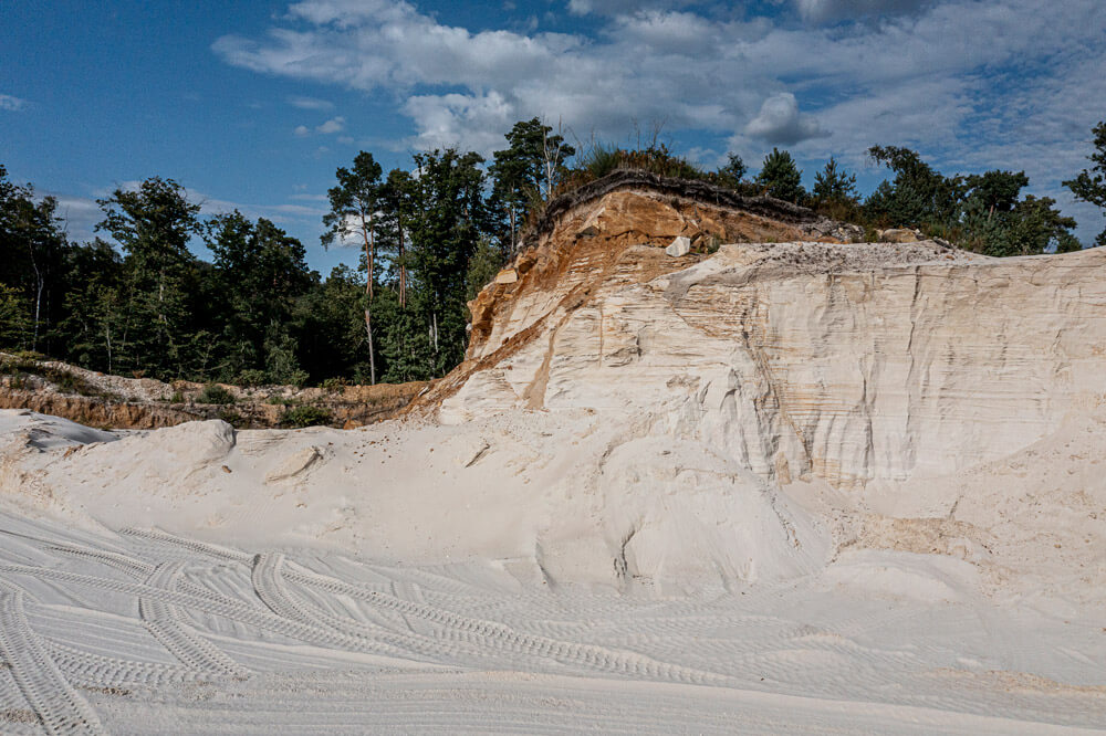 Sand quarry
